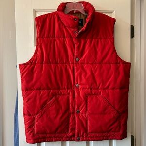 Men’s Land’s End Puffer Vest in XL